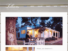 Tablet Screenshot of lillians.com.au